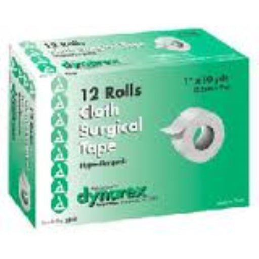 Dynarex Dynarex Tape Surgical Cloth 12  1"X10 Yd Health & Beauty