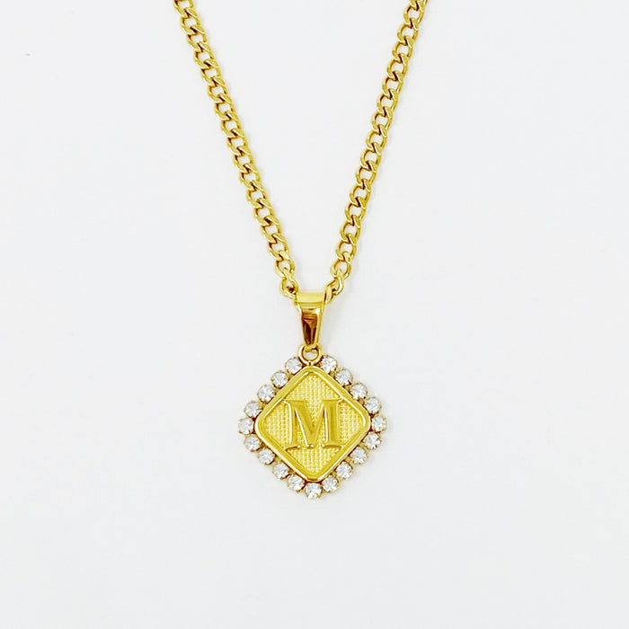 Aztec Delight Initial Necklace