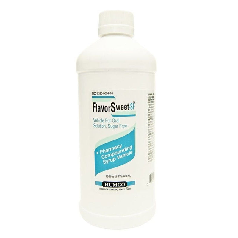 Humco Humco Flavor Sweet Sugar Free Compounding Syrup Vehicle, Cherry, 16 Oz Syrup