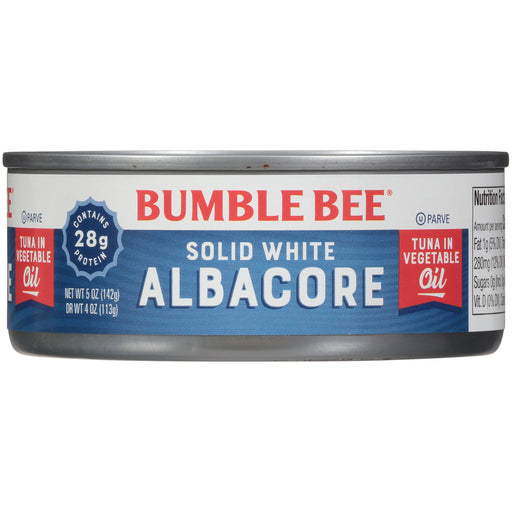 Bumble Bee Bumble Bee Solid White Albacore Tuna In Vegetable Oil, 5 Oz Can Soups & Broths Slate Gray