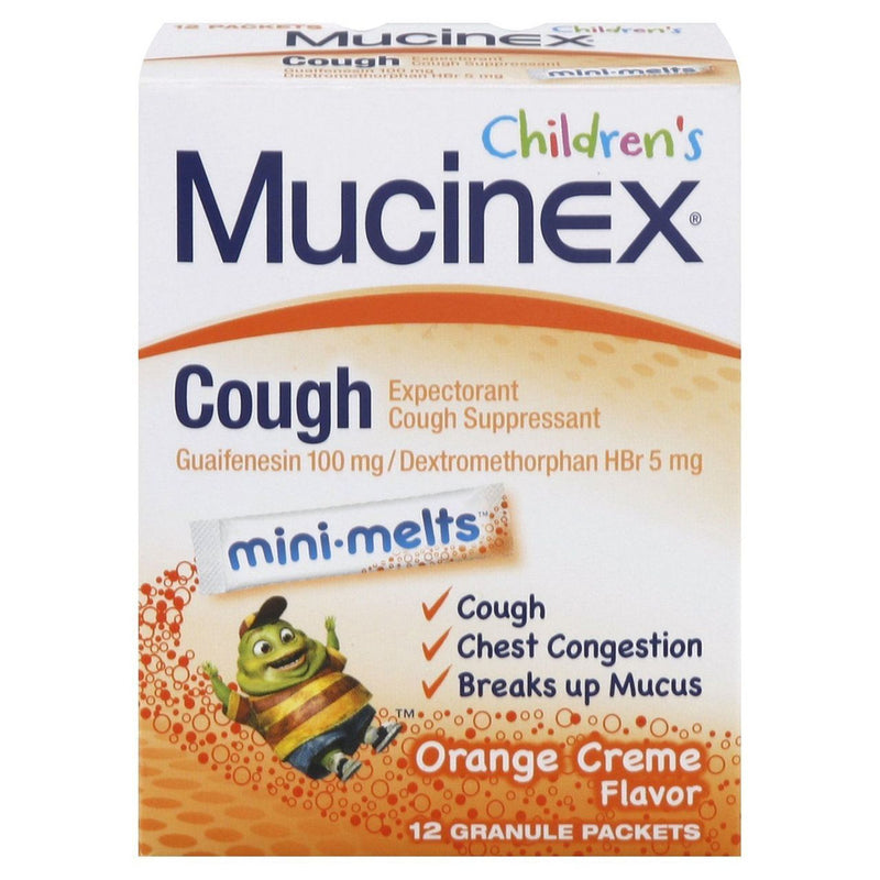 Mucinex Mucinex Children's  Cough & Chest Congestion  Mini-Melts Orange Cream  12Ct Health & Beauty Lavender