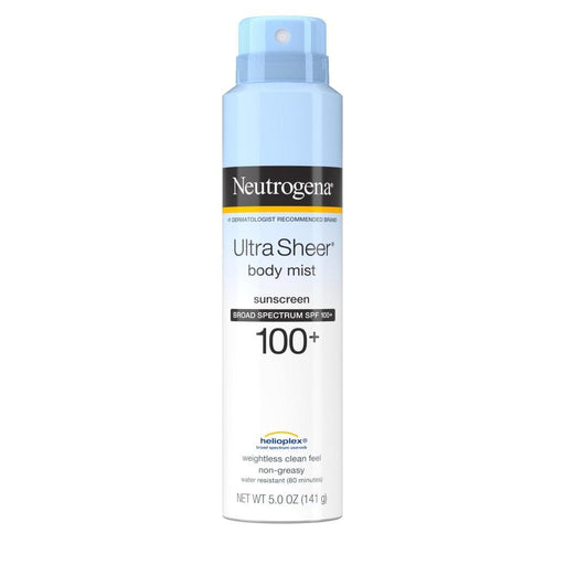 Neutrogena Neutrogena Ultra Sheer Body Mist Sunscreen Spray, SPF 100 Sunscreen