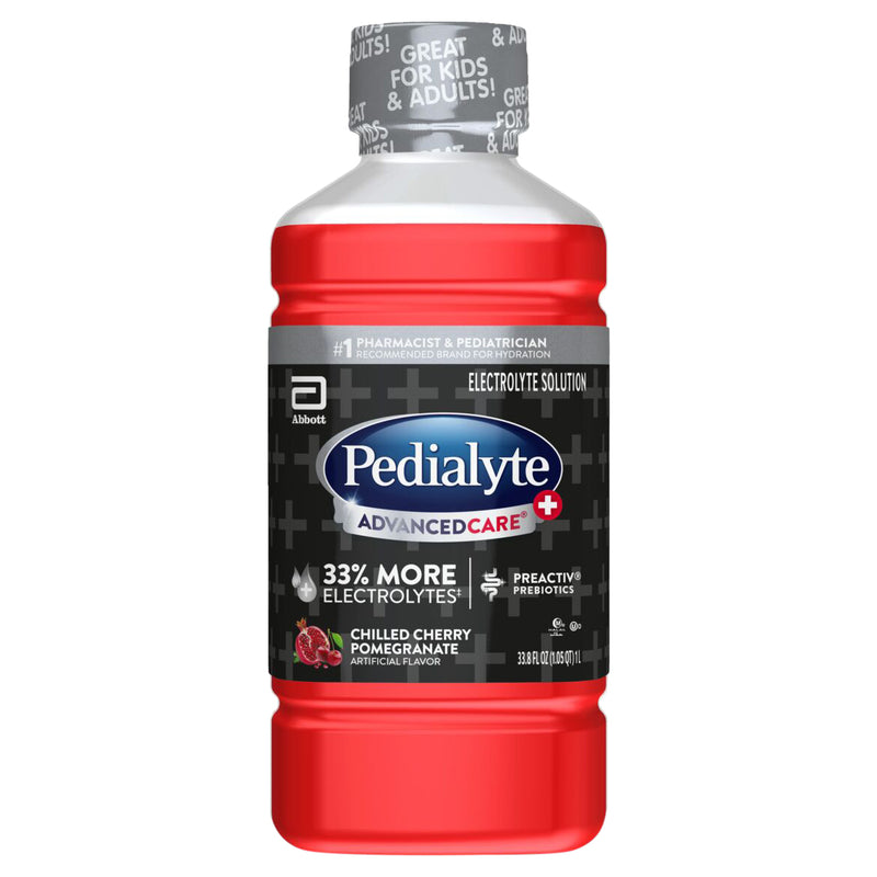 Pedialyte Pedialyte Advanced Care Plus Electrolyte Solution Drink, Chilled Cherry Pomegranate 33.8 Fl Oz Baby & Toddler Furniture