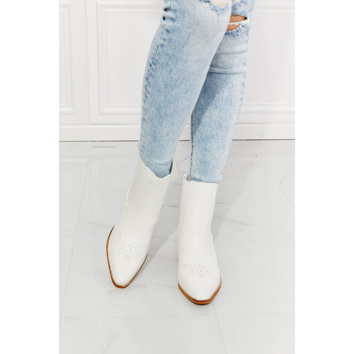 MMShoes Love the Journey Stacked Heel Chelsea Boots