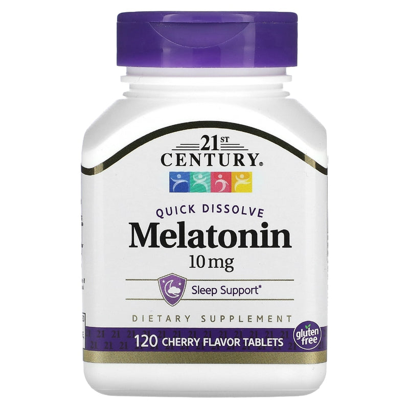 21st Century 21st Century Melatonin Quick Dissolve Tablets 10 Mg Cherry Vitamins & Supplements