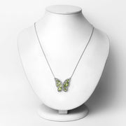 Bids.com 4.65 Carat Genuine Peridot .925 Sterling Silver Necklace Necklaces