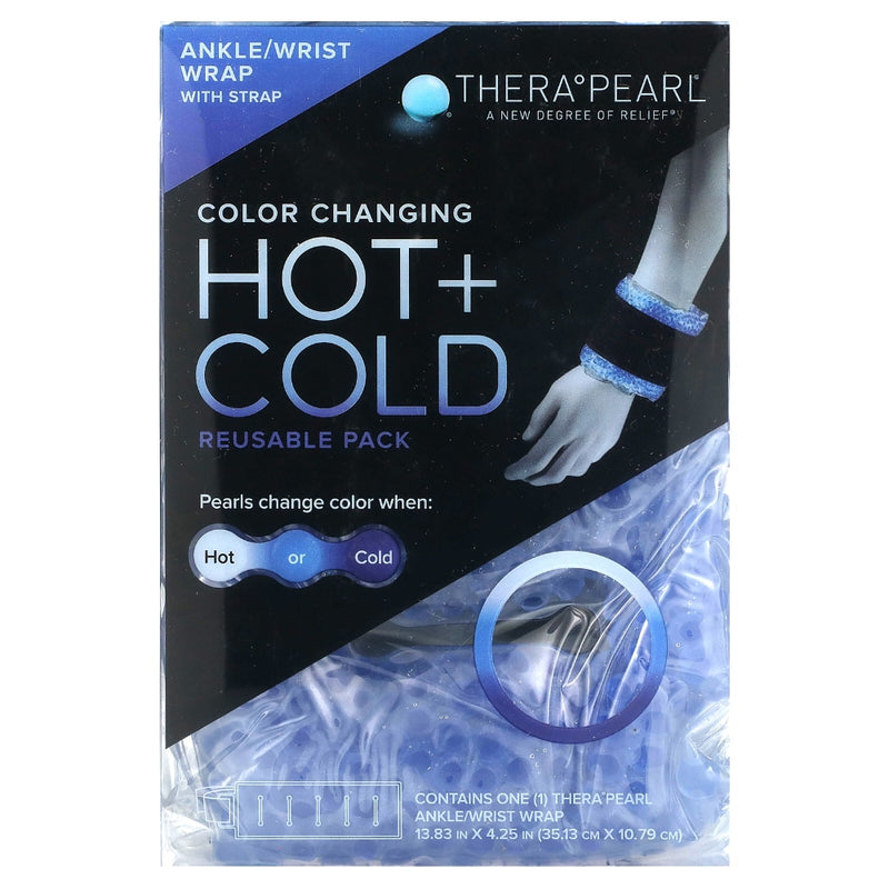 TheraPearl TheraPearl Reusable Hot & Cold Therapy Ankle/Wrist Wrap With Strap Hot & Cold Therapies