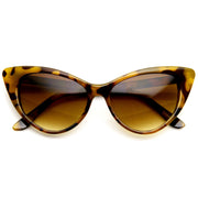 zeroUV Womens Fashion Hot Tip Pointed Vintage Cat Eye Sunglasses 8371 Sunglasses