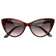 zeroUV Womens Fashion Hot Tip Pointed Vintage Cat Eye Sunglasses 8371 Sunglasses