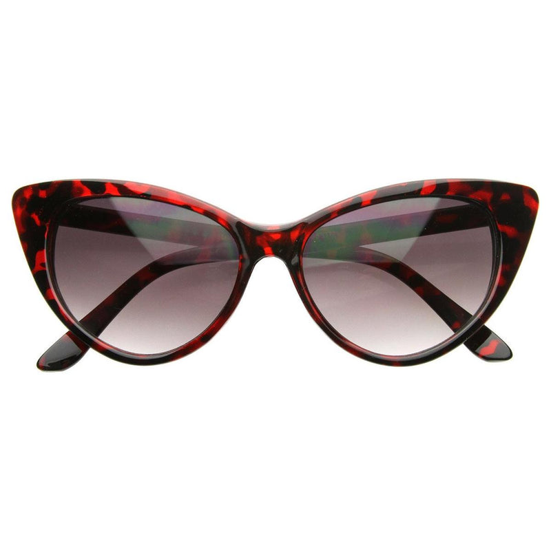 zeroUV Womens Fashion Hot Tip Pointed Vintage Cat Eye Sunglasses 8371 Sunglasses