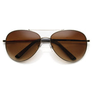 zeroUV Large Round Full Metal Aviator Sunglasses 1373 58mm Sunglasses