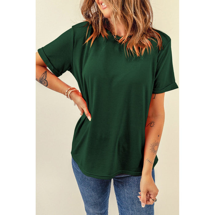 Round Neck Short Sleeve T-Shirt