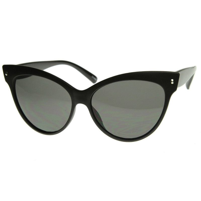 zeroUV High Pointed Tip Inset Frame Oversize Cat Eye Sunglasses 8462 Sunglasses