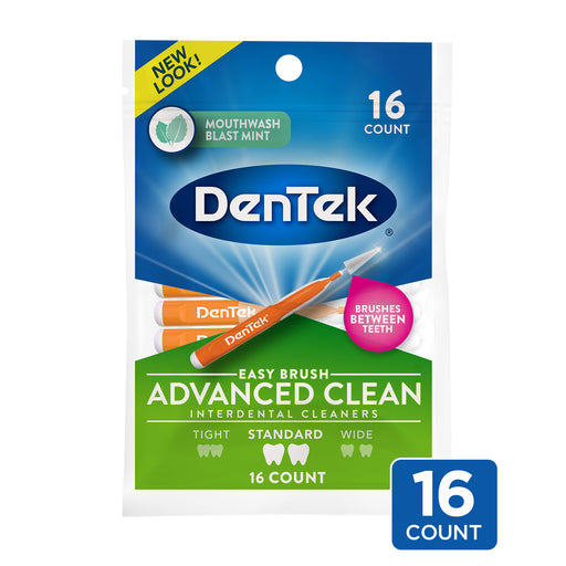 DenTek DenTek Slim Brush Advanced Clean Interdental Cleaners, 16 Count Oral Care