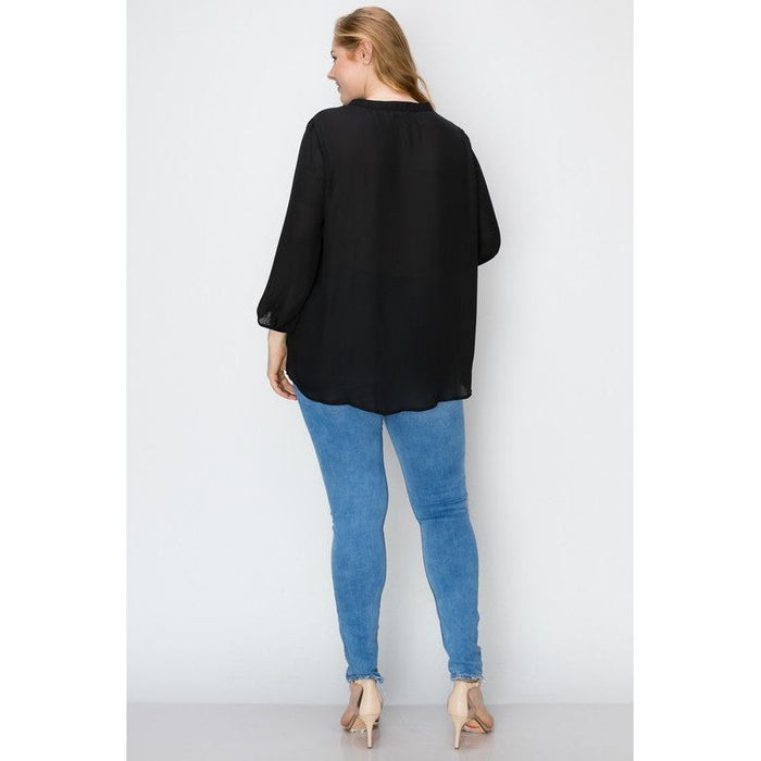 Plus Size Simple Blouse