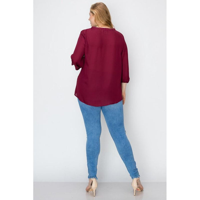 Plus Size Simple Blouse