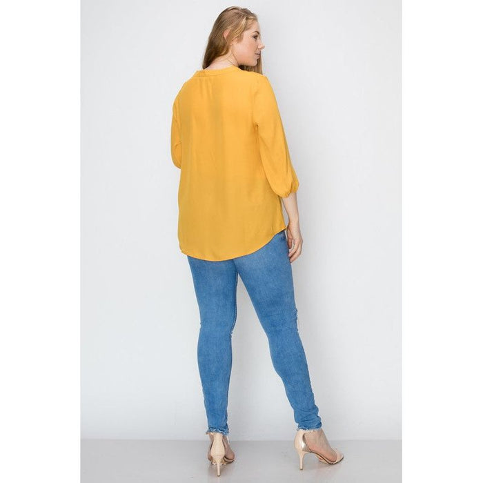 Plus Size Simple Blouse