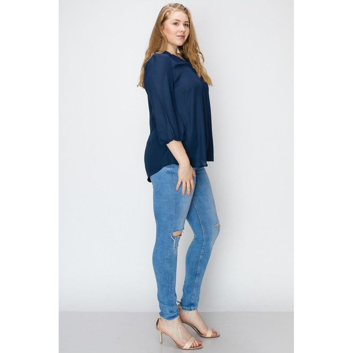 Plus Size Simple Blouse