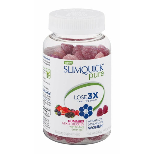 Slimquick Slimquick Pure Gummies  Mixed Berries 60Ct Fitness & Nutrition Lavender