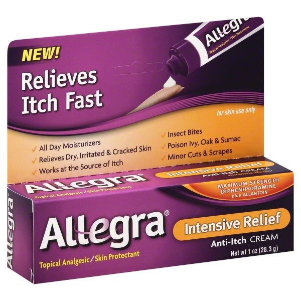 Allegra Allegra Intensive Relief Anti-Itch Cream First Aid