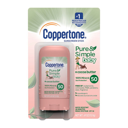 Coppertone Coppertone Water Babies Pure & Simple Sunscreen Stick SPF 50 Sunscreen