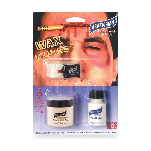 Graftobian Make-Up Company - Wax Works Trauma Kit - 6.13oz