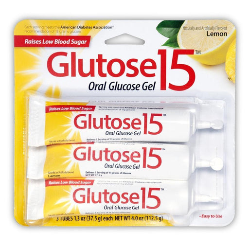 Glutose Glutose Oral Glucose Gel 15 In A Tube With Lemon Flavor Vitamins & Supplements