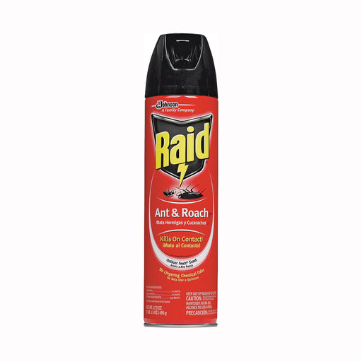 Raid Raid 17.5 Oz. Outdoor Fresh Scent Aerosol Spray Ant & Roach Killer Pest Control