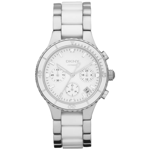 Bids.com DKNY Women's Chronograph White Dial Watches