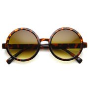 zeroUV 1980's Retro Round Sunglasses Fashion Sunglasses 8754 Sunglasses