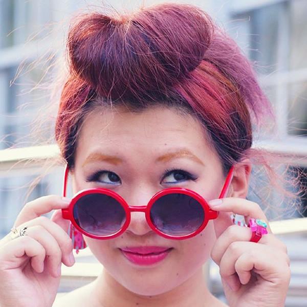 zeroUV 1980's Retro Round Sunglasses Fashion Sunglasses 8754 Sunglasses