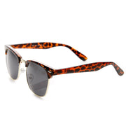 zeroUV Vintage Half Frame Polarized Horned Rim Sunglasses 2936 Sunglasses