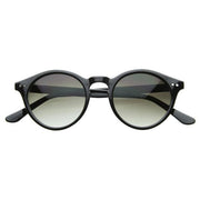 zeroUV Vintage Inspired Key Hole Round Spectacles P3 Sunglasses 7055 Sunglasses