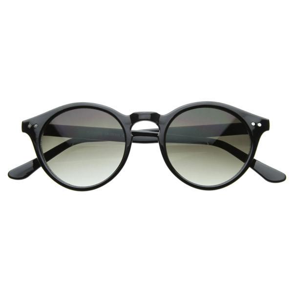 zeroUV Vintage Inspired Key Hole Round Spectacles P3 Sunglasses 7055 Sunglasses