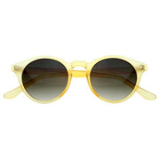 zeroUV Vintage Inspired Key Hole Round Spectacles P3 Sunglasses 7055 Sunglasses