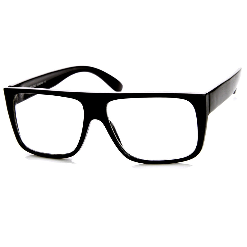 zeroUV Flat Top Square Clear Lens Fashion Glasses 8807 Glasses