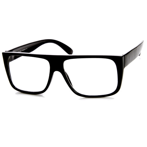 zeroUV Flat Top Square Clear Lens Fashion Glasses 8807 Glasses