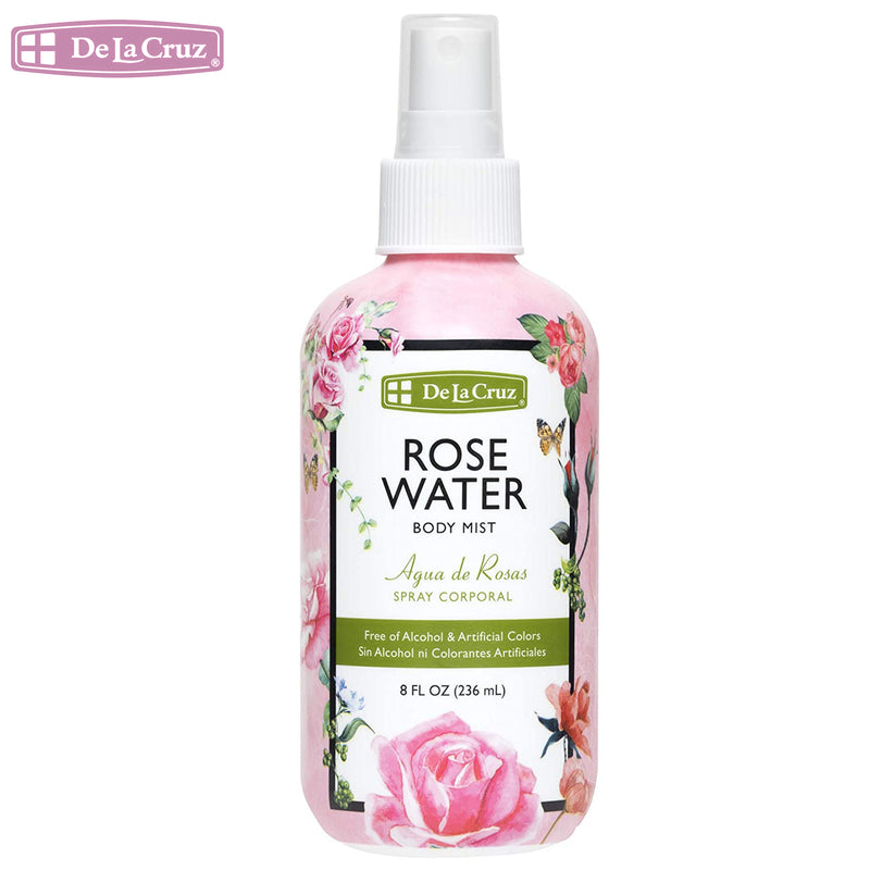 De La Cruz De La Cruz Rose Water Spray For Skin, Hair, And Body Skin Care