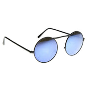 zeroUV Large Retro Round Steampunk Mirrored Lens Sunglasses 8759 Sunglasses
