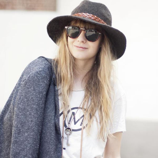 zeroUV Vintage Steampunk Inspired Round Horned Rim Frame Sunglasses 8591 Sunglasses