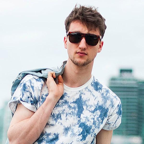 zeroUV Hipster Super Flat Top Retro Horned Rim Sunglasses 8775 Sunglasses