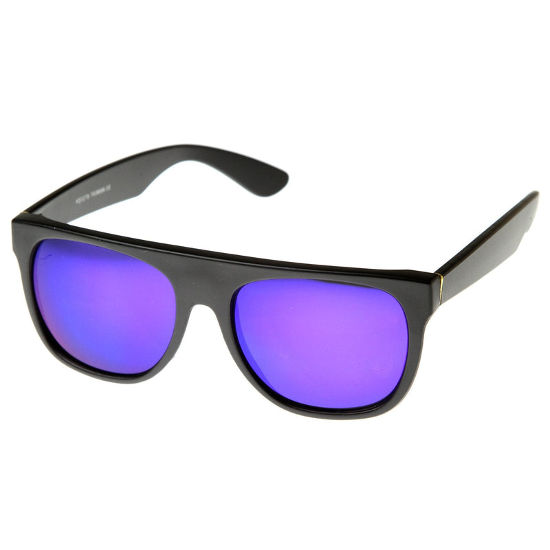 zeroUV Super Flat Top Mirrored Lens Sunglasses 8090 Sunglasses