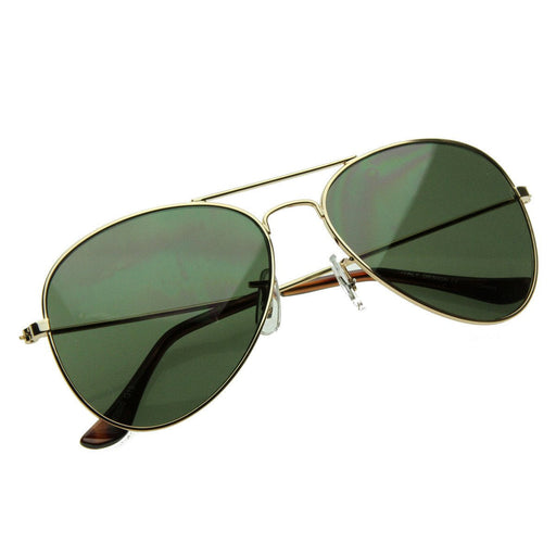zeroUV Celebrity Classic Metal Military Aviator Sunglasses 1041 Sunglasses