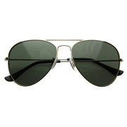 zeroUV Celebrity Classic Metal Military Aviator Sunglasses 1041 Sunglasses