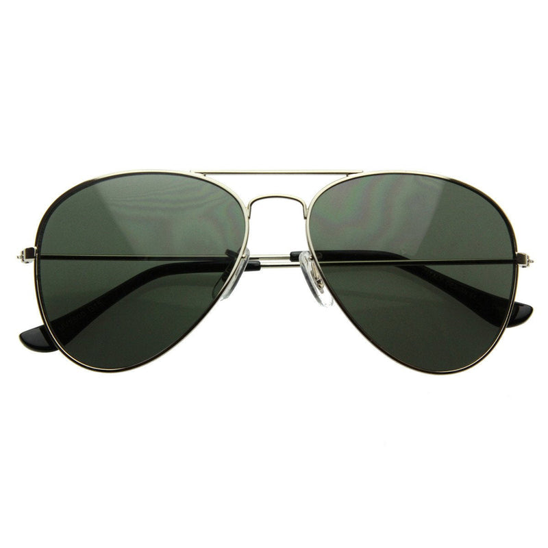 zeroUV Celebrity Classic Metal Military Aviator Sunglasses 1041 Sunglasses
