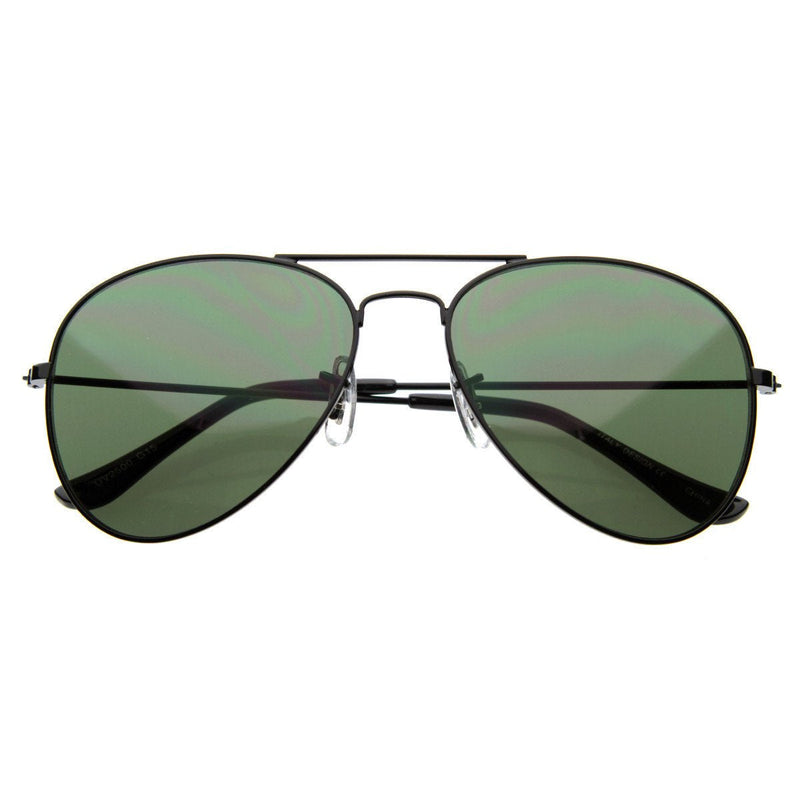 zeroUV Celebrity Classic Metal Military Aviator Sunglasses 1041 Sunglasses