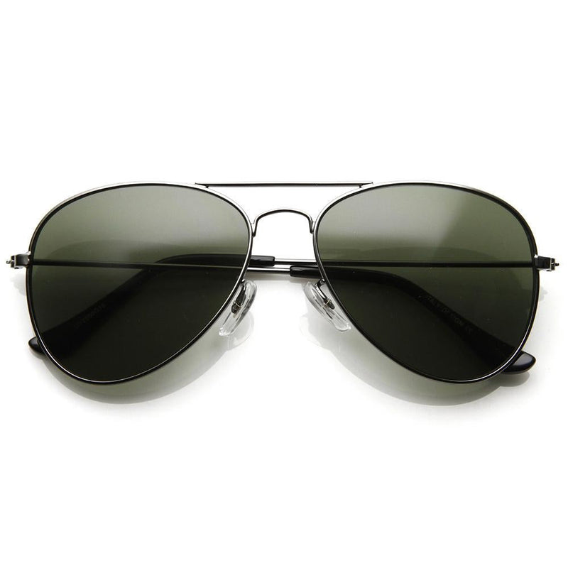 zeroUV Celebrity Classic Metal Military Aviator Sunglasses 1041 Sunglasses
