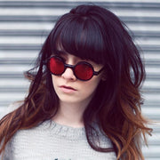zeroUV Small Retro Round Lennon Style Color Lens Sunglasses 8631 Sunglasses
