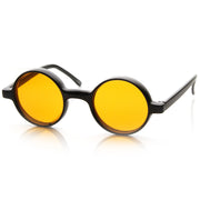 zeroUV Small Retro Round Lennon Style Color Lens Sunglasses 8631 Sunglasses