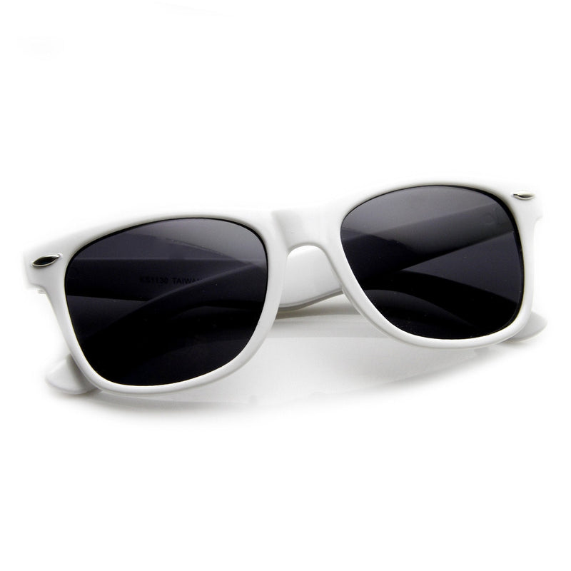 zeroUV Retro Classic Colorized Horned Rim Sunglasses 2395 Sunglasses